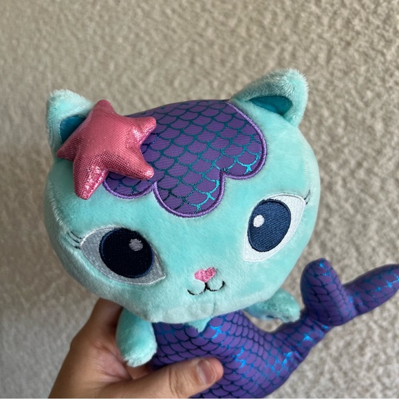 Gabby’s Dollhouse Mercat Mermaid Mer Cat Plush Netflix TV Kids Toy - Picture 8 of 8